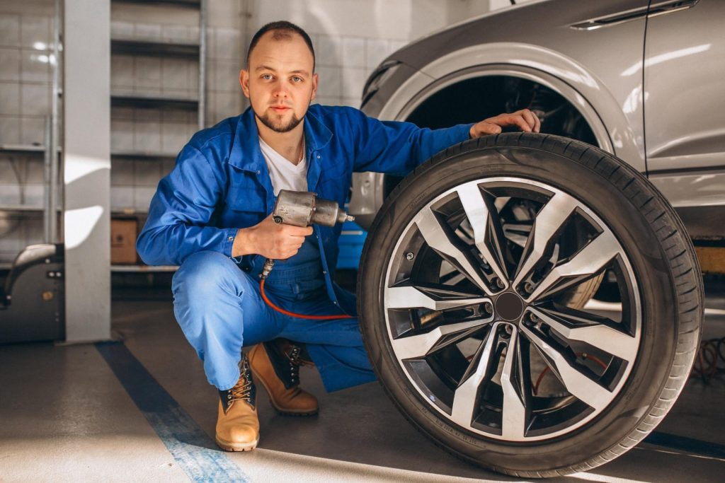 Reparatur und Abholung